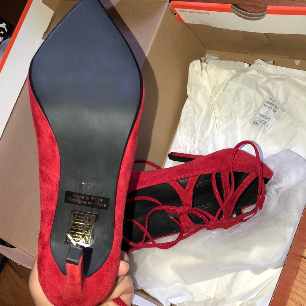 Nasty gal Lace up Jeffrey Campbell pumps new!